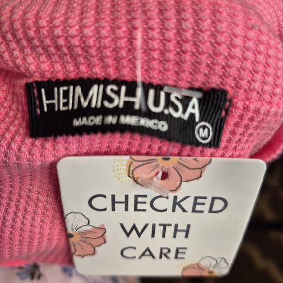 HEIMISH USA Pink Leopard Blouse - Picture 2 of 6